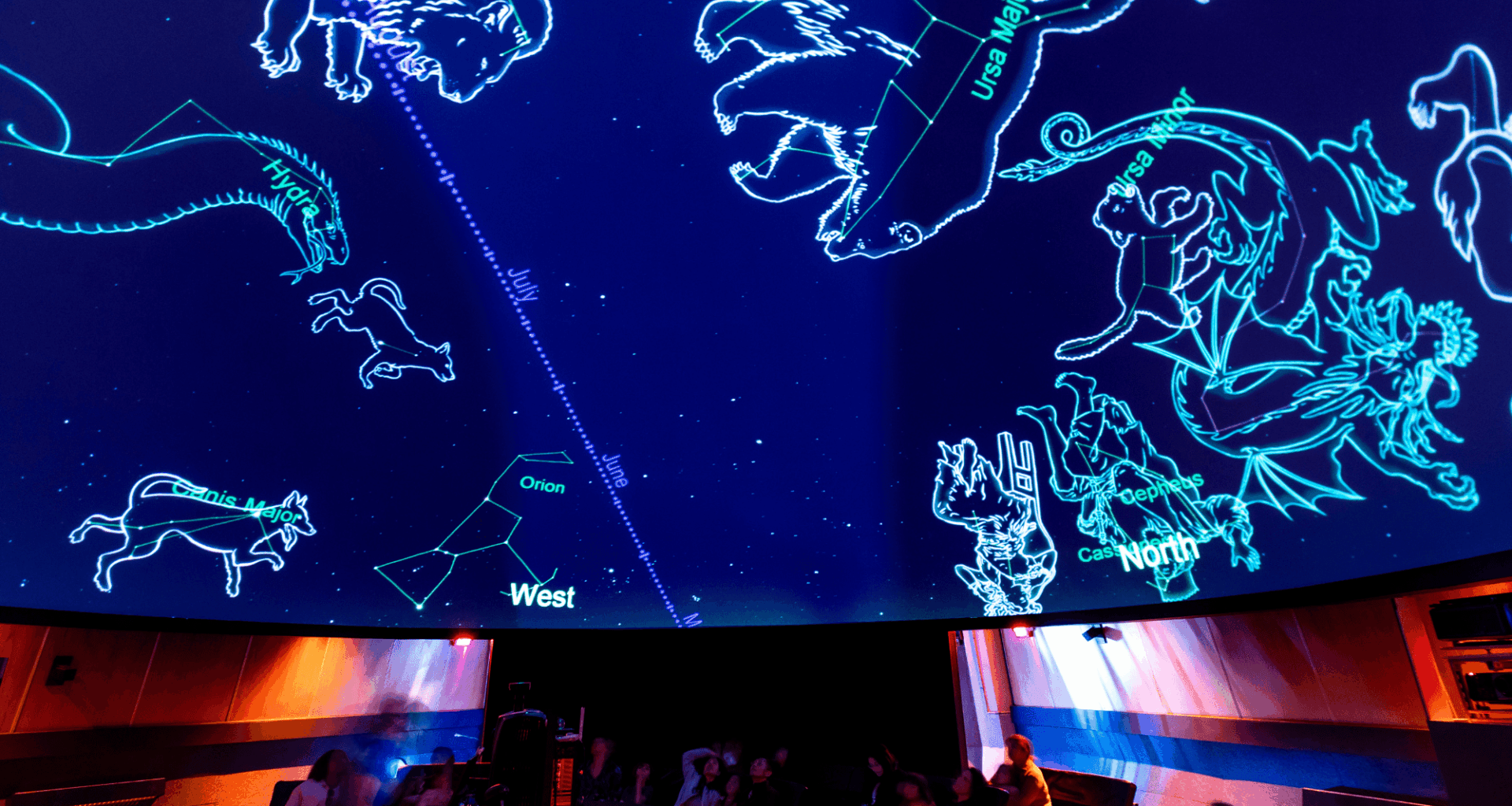 Breakfast with Santa, planetarium show, festive hike