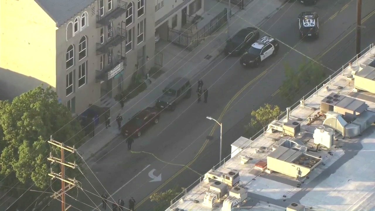 Heavy police presence at shooting scene in Hollywood