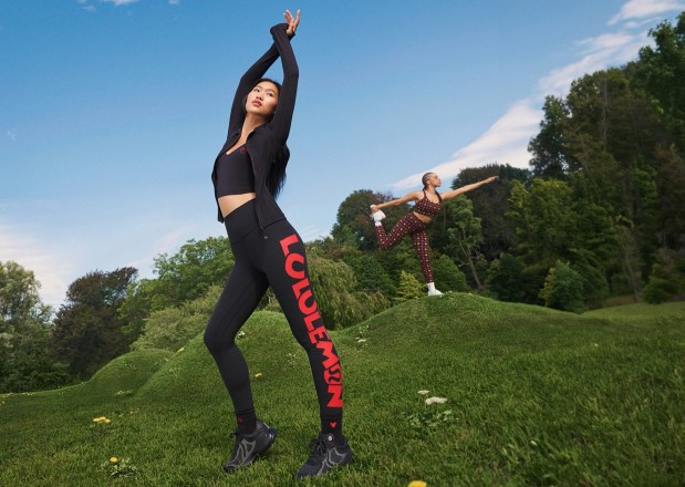 Disney and Lululemon have launched a limited-edition collection featuring Mickey Mouse and Minnie Mouse graphics on the sportswear company's most popular clothing lines. (Courtesy of Lululemon)