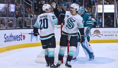 San Jose Sharks blow lead, lose to Seattle Kraken, Joey Daccord