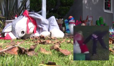 Long Beach residents frustrated by vandals destroying Christmas inflatables, holiday decor