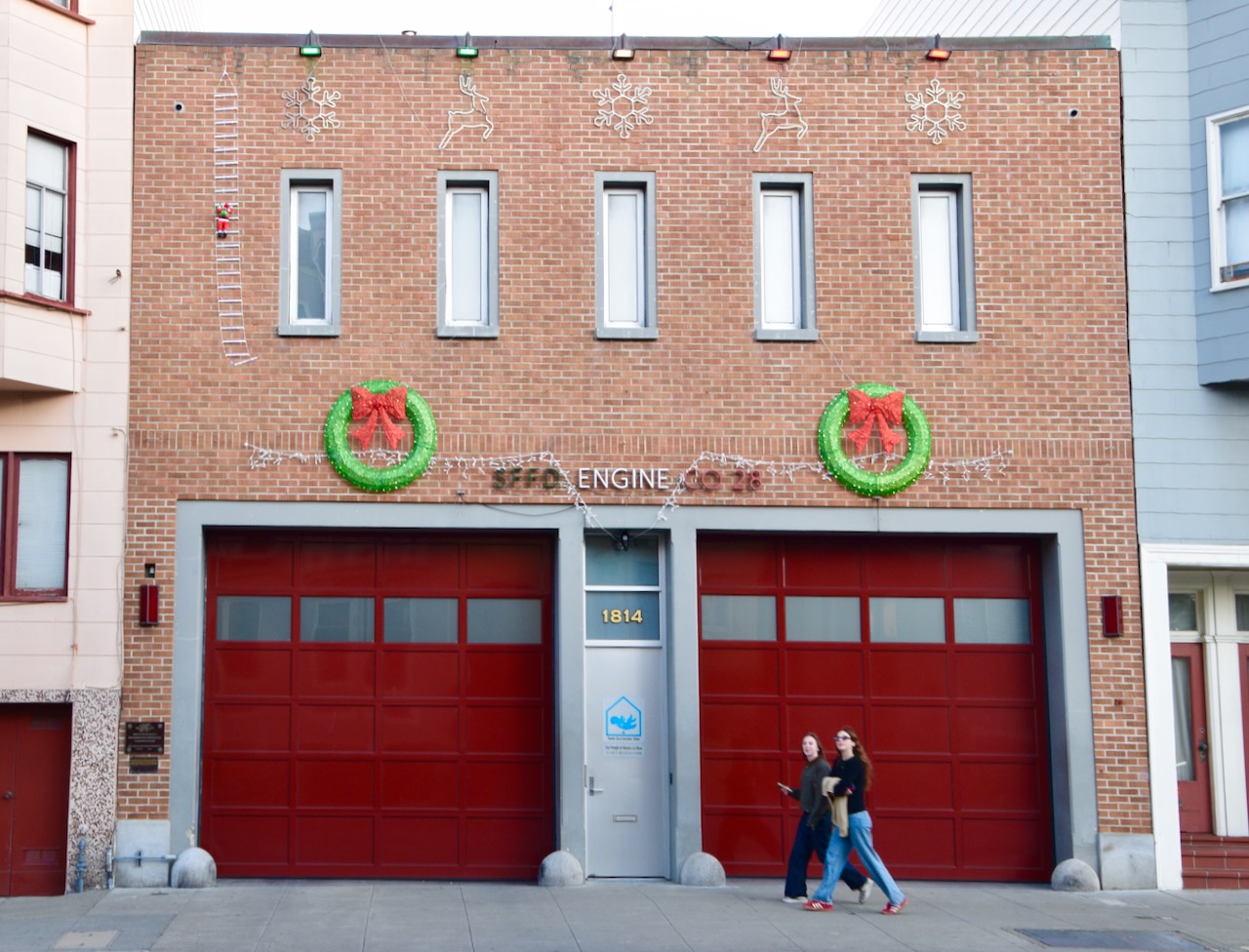 San Francisco's Firehouses Have a Holiday Tradition. They're Also Fun to Look At