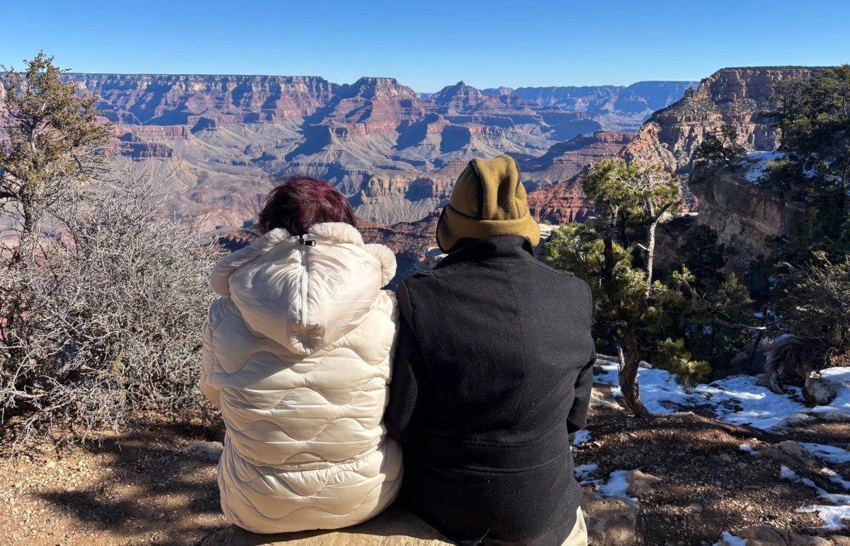 Aging grandparents' first visit from Mexico was the greatest Christmas gift