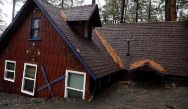 Heavy rains, flash floods leave Southern California homes caked in mud