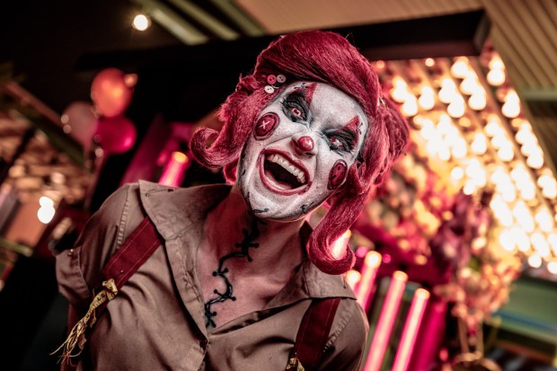 The Carnevil scare zone at Knott's Scary Farm. (Courtesy of Knott's Berry Farm)