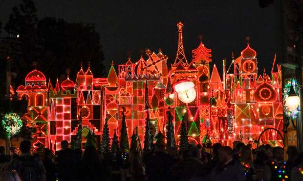 It's a Small World is decorated for the holidays in Fantasyland during Disney Merriest Nites at Disneyland in Anaheim, CA, on Tuesday, November 16, 2021. (Photo by Jeff Gritchen, Orange County Register/SCNG)