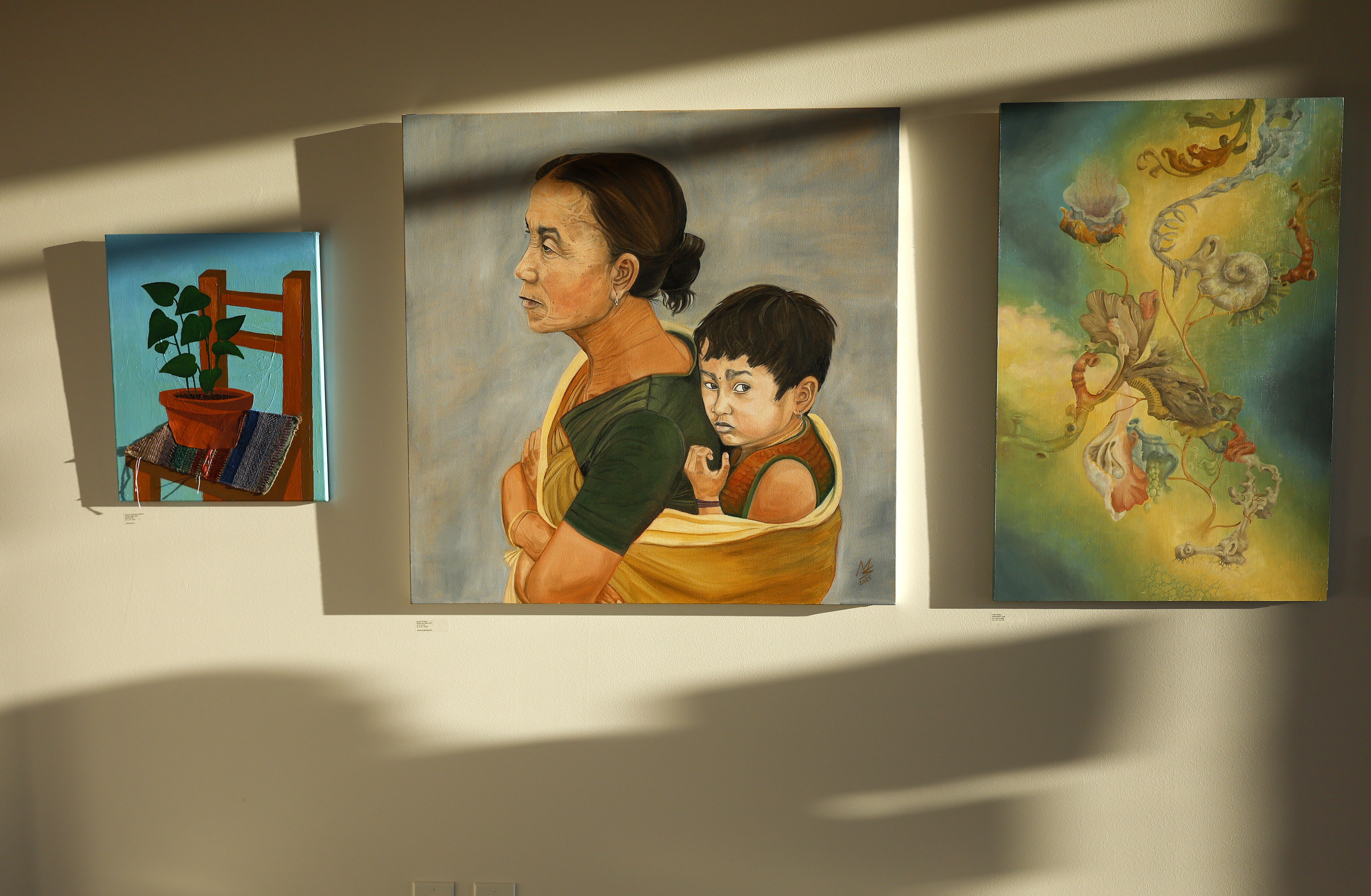 Artwork on display at Noble Workshop & Gallery in downtown...