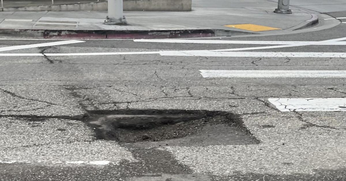 Letters to the Editor: Think the potholes in L.A. haven’t gotten worse? Try riding a bike