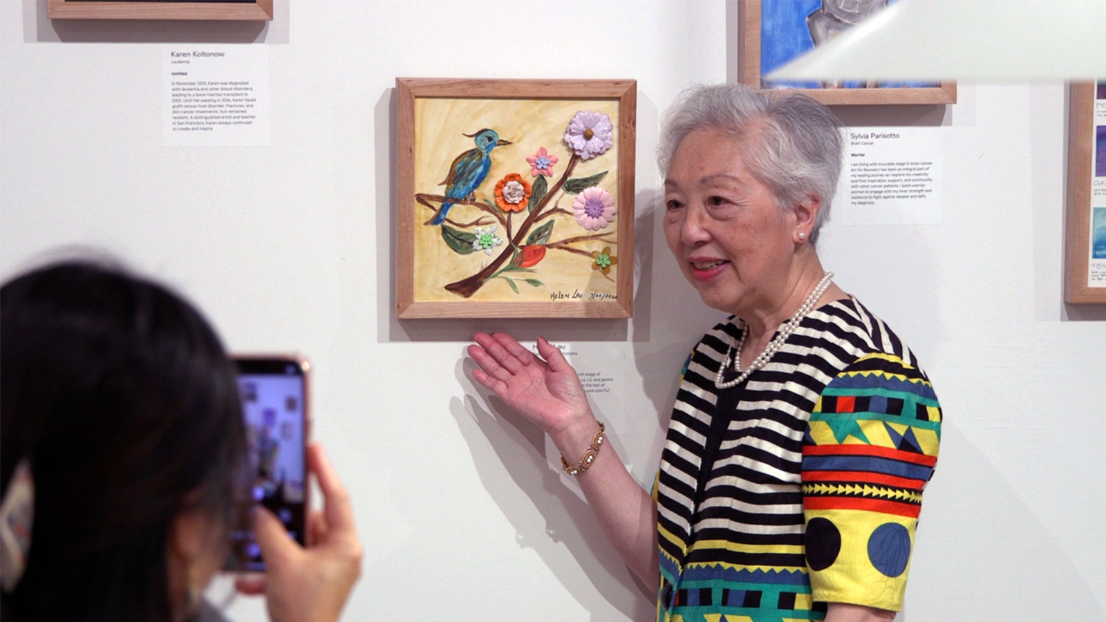 San Francisco's SFMOMA exhibit displays artwork created by UCSF cancer patients