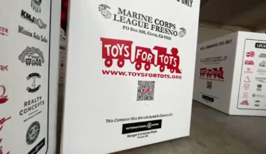 Preparing for Toys for Tots Marathon weekend