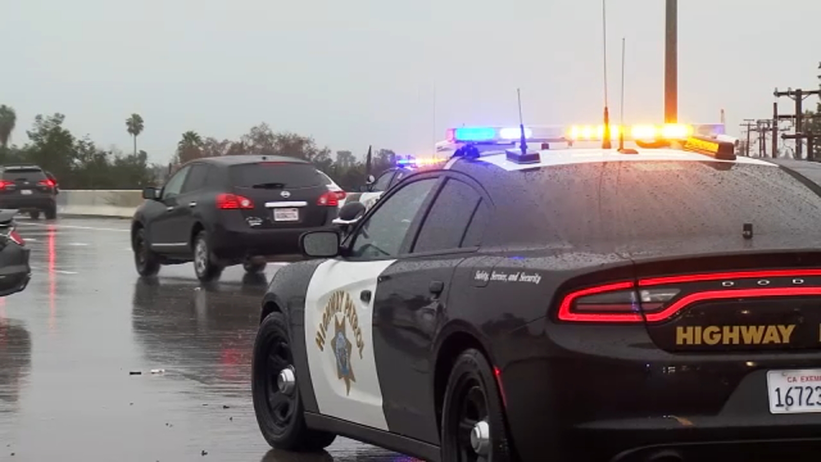 Slick roads lead to uptick in car crashes on Christmas Eve