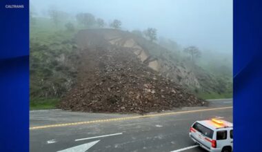 Highway 41 reopens after rockslide blocks part of the roadway