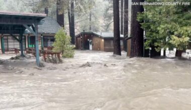 More downpours in store for soaked California with additional mudslides and debris flows possible