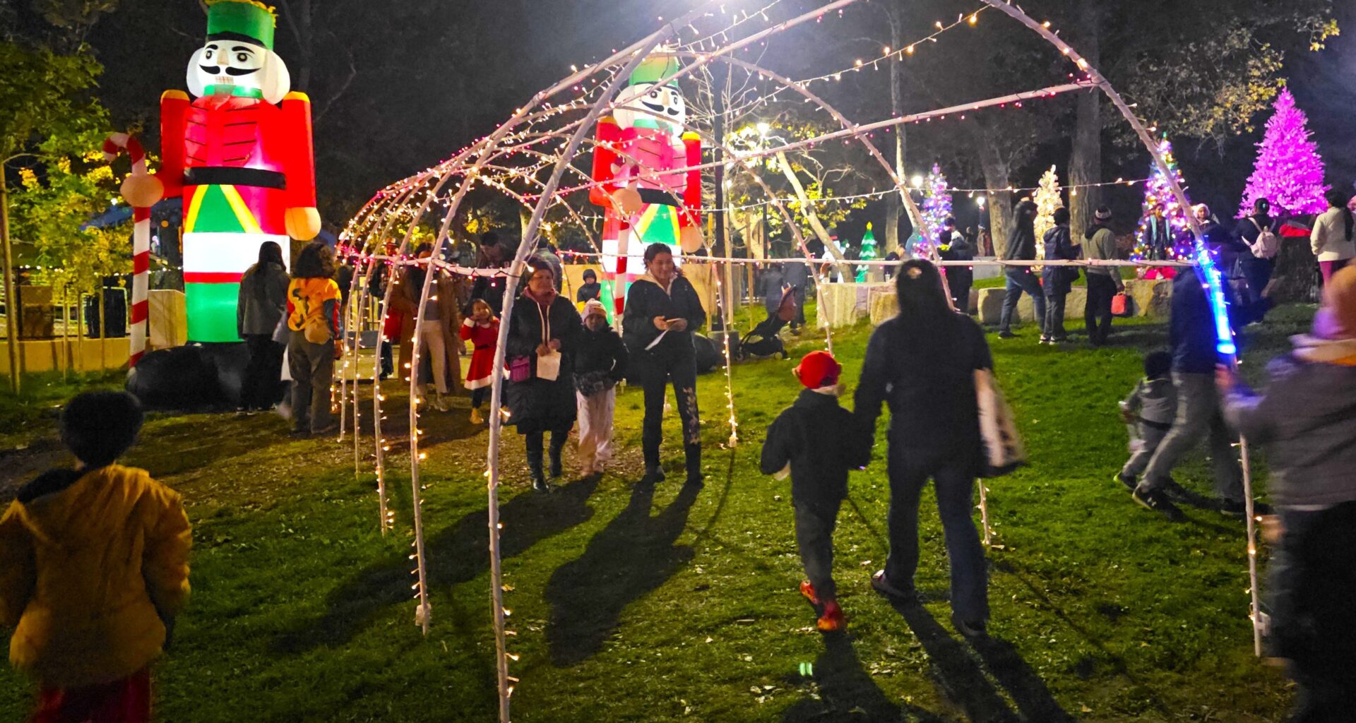For the 114th year, Santa Clara lit the tree at Central Park, kicking off the holiday season for the hundreds of people in attendance.