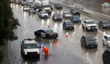 Historic rainfall hits Southern California. See how much has fallen.