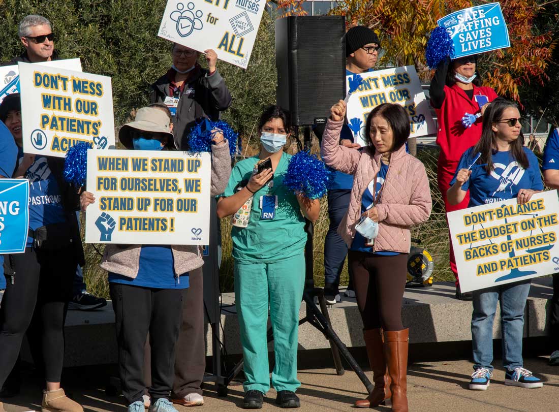 Nurses rally for safer staffing at Santa Clara County hospitals | Gilroy Dispatch