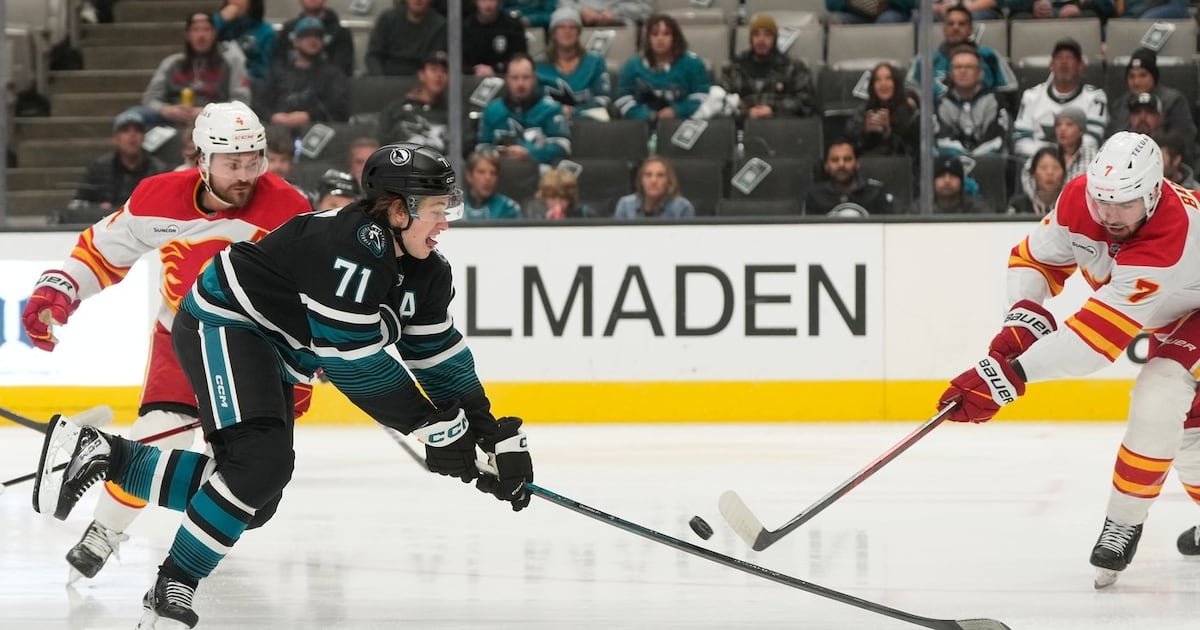 Macklin Celebrini’s jaw-dropping goal helps San Jose Sharks beat Calgary Flames