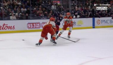 Adam Fantilli's OT goal lifts Blue Jackets past Ducks 4-3