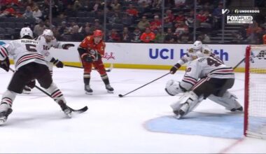 Leo Carlsson, rookie Beckett Sennecke lead first-place Ducks' 7-1 rout of road-weary Blackhawks