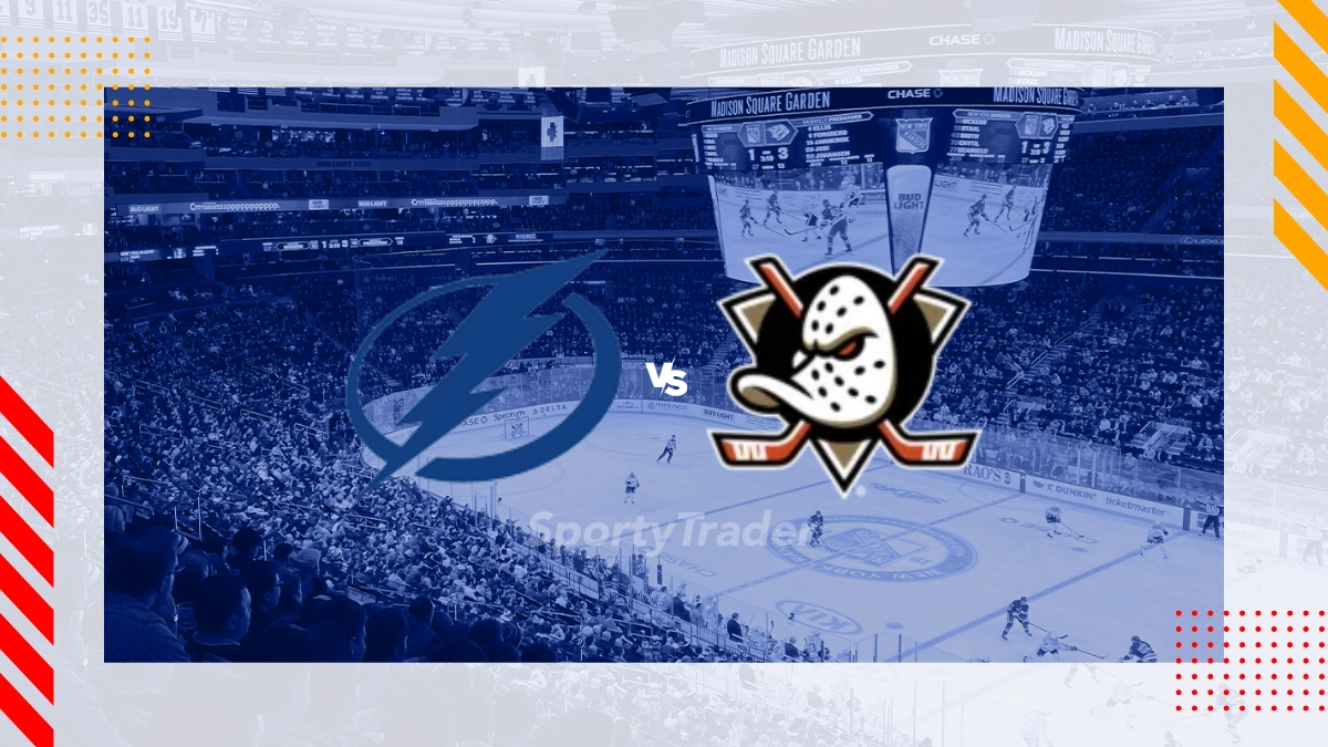 Tampa Bay Lightning vs Anaheim Ducks Picks & Prediction