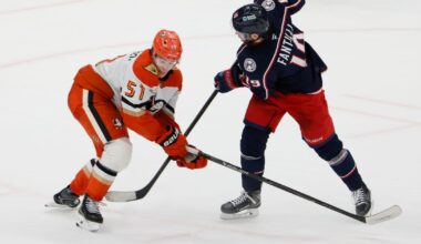 Adam Fantilli’s OT goal lifts Blue Jackets past Ducks 4–3 :: WRAL.com