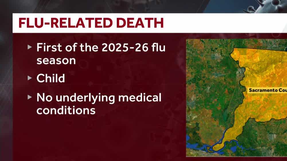 Child's death was flu-related, Sacramento County reports