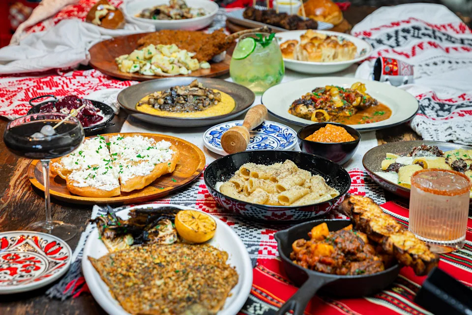 A spread of Romanian dishes are featured menu items at Bar Gabi, a new Hazel Park restaurant.