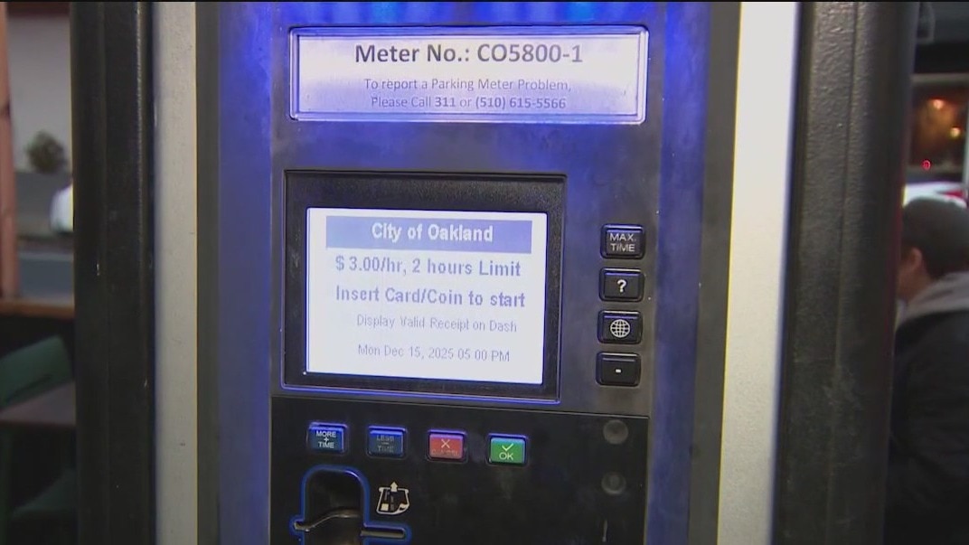Oakland to begin enforcing metered parking on Sundays in January