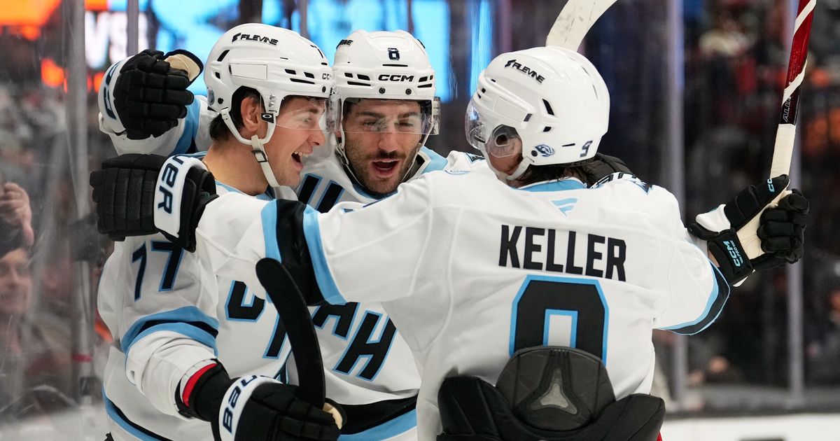 Peterka has 2 goals and 2 assists, Vejmelka gets first shutout of season as Mammoth beat Ducks 7-0 :: WRAL.com