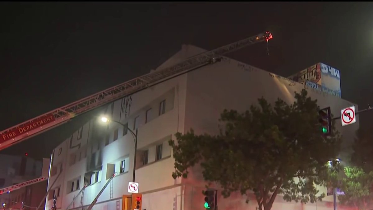 Downtown San Diego fire handled by firefighters – NBC 7 San Diego