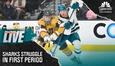 Sharks’ rough first period leads to loss vs. Golden Knights – NBC Sports Bay Area & California