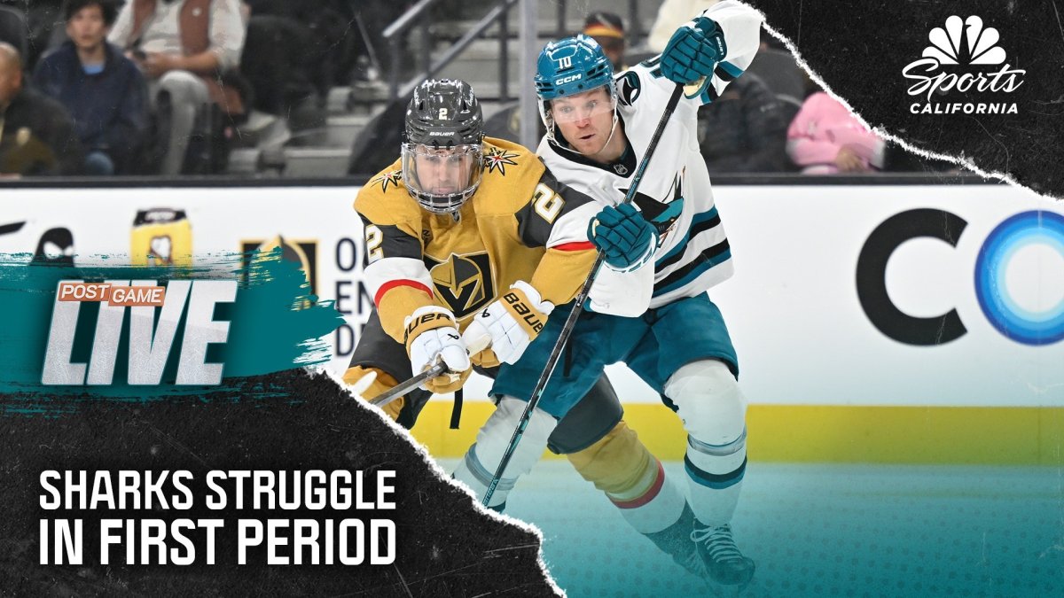 Sharks’ rough first period leads to loss vs. Golden Knights – NBC Sports Bay Area & California