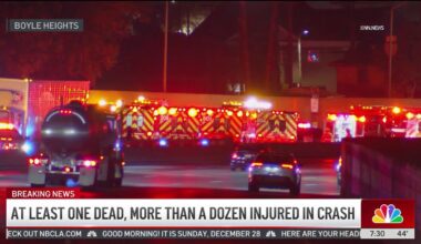 At least 1 dead in fiery crash involving semi-truck near Boyle Heights – NBC Los Angeles