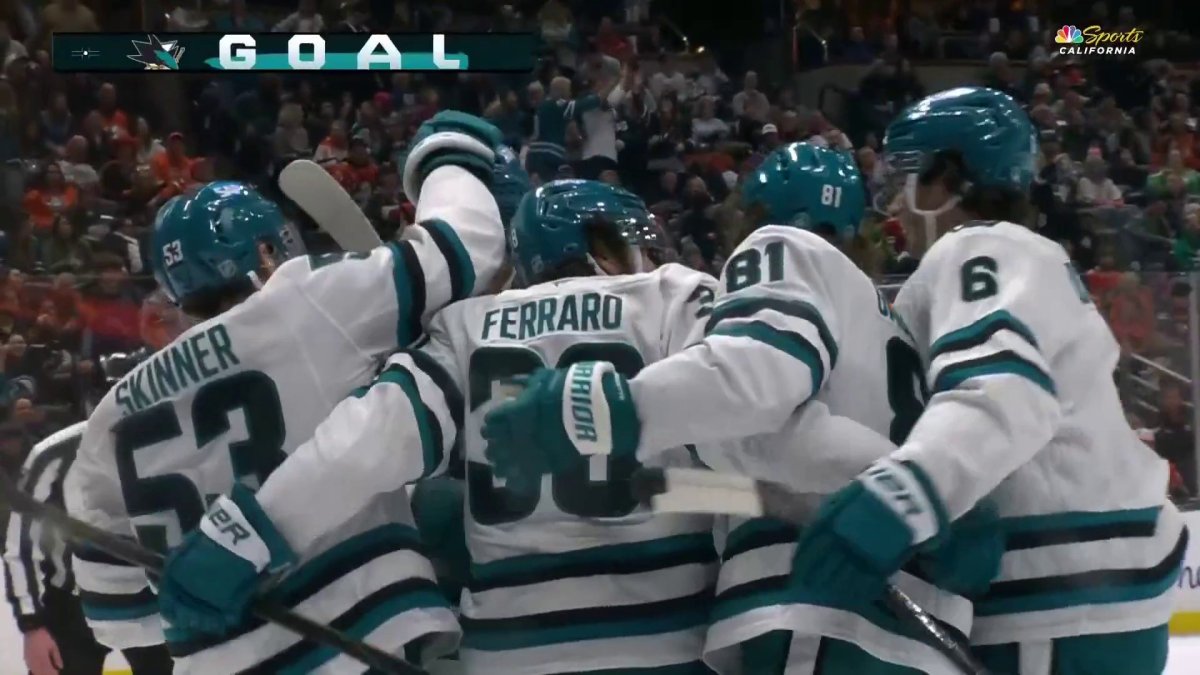 Sharks’ Mario Ferraro records 100th NHL point against Ducks – NBC Sports Bay Area & California