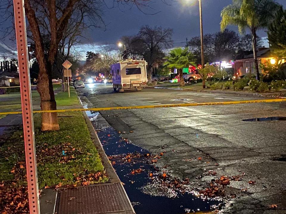 A state parole officer allegedly shot and killed a parolee following a fight in the 1200 block of Cortland Avenue in Fresno, California on Tuesday, Dec. 24, 2024.
