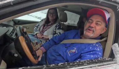 Sacramento residents find joy in holiday despite stormy NorCal weather