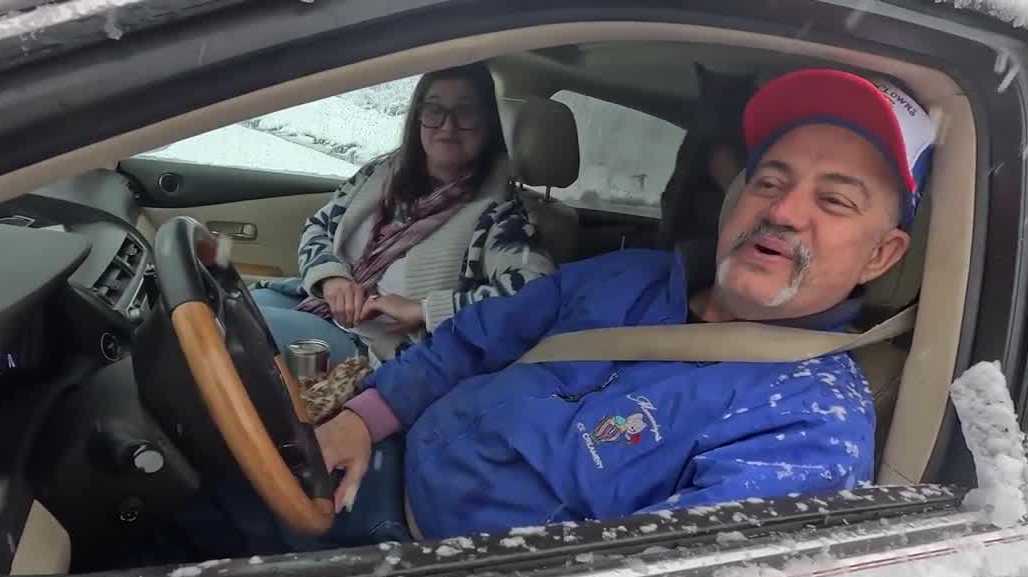 Sacramento residents find joy in holiday despite stormy NorCal weather