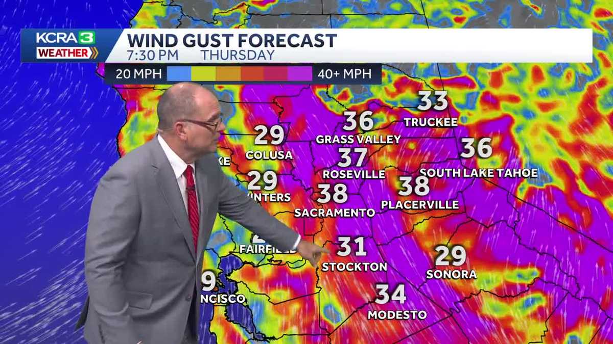 More wet and windy weather for Northern California