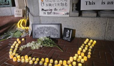 Students host campus memorial to mourn Hong Kong Tai Po fire victims | Campus