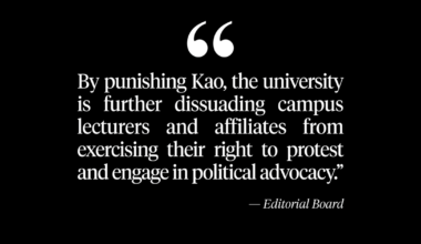 UC Berkeley has reached a new low by suspending lecturer Peyrin Kao | Editorials