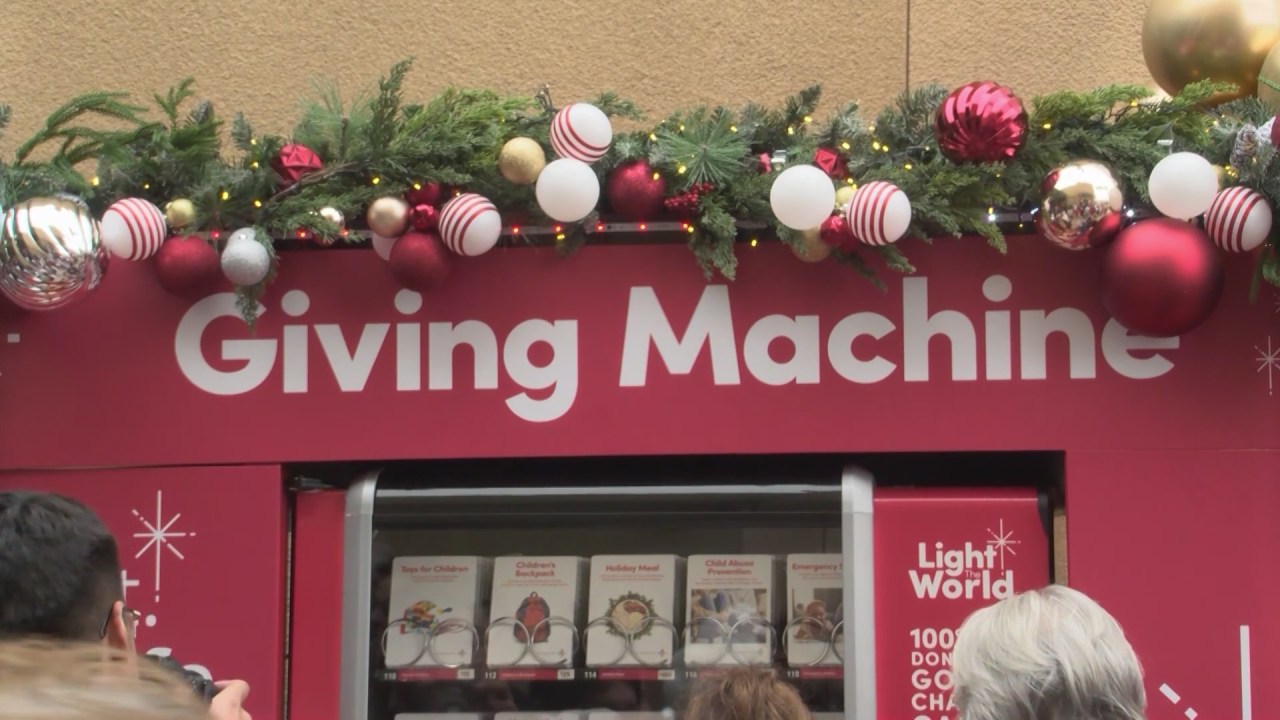 Fresno unveils first-ever ‘Giving Machine’ at River Park | CBS47 and KSEE24