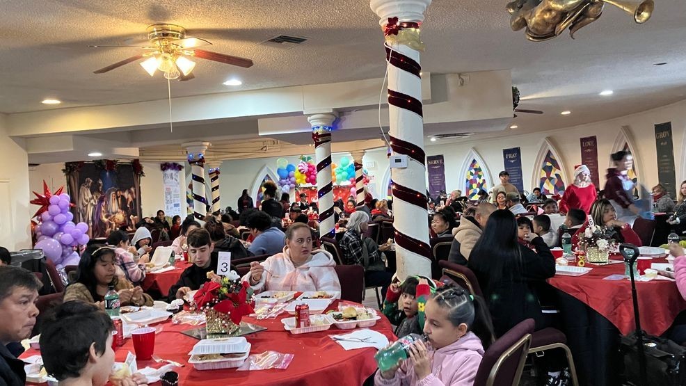 The Blessing Corner held its annual Christmas Day Extravaganza, bringing the community together to give back and spread holiday cheer. Co-pastors John and Bonnie Turner joined in the celebration. KBAK/KBFX