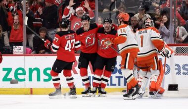 Ducks, in 3rd game in 5 days, look the part in loss to Devils – Orange County Register