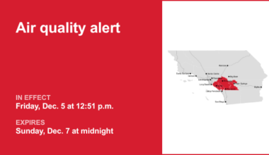 Air quality alert active for the Orange County and Santa Ana Mountains area until early Sunday – Orange County Register