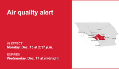 Air quality alert for Orange County until early Wednesday – Orange County Register