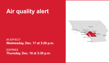 Air quality alert in place for Orange County Thursday – Orange County Register