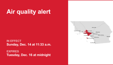 Air quality alert issued for Los Angeles County until early Tuesday – Whittier Daily News