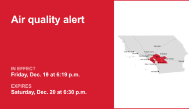 Air quality alert issued for Orange County Saturday – Orange County Register