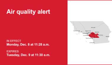 Air quality alert issued for the Orange County and Santa Ana Mountains area Tuesday – Orange County Register