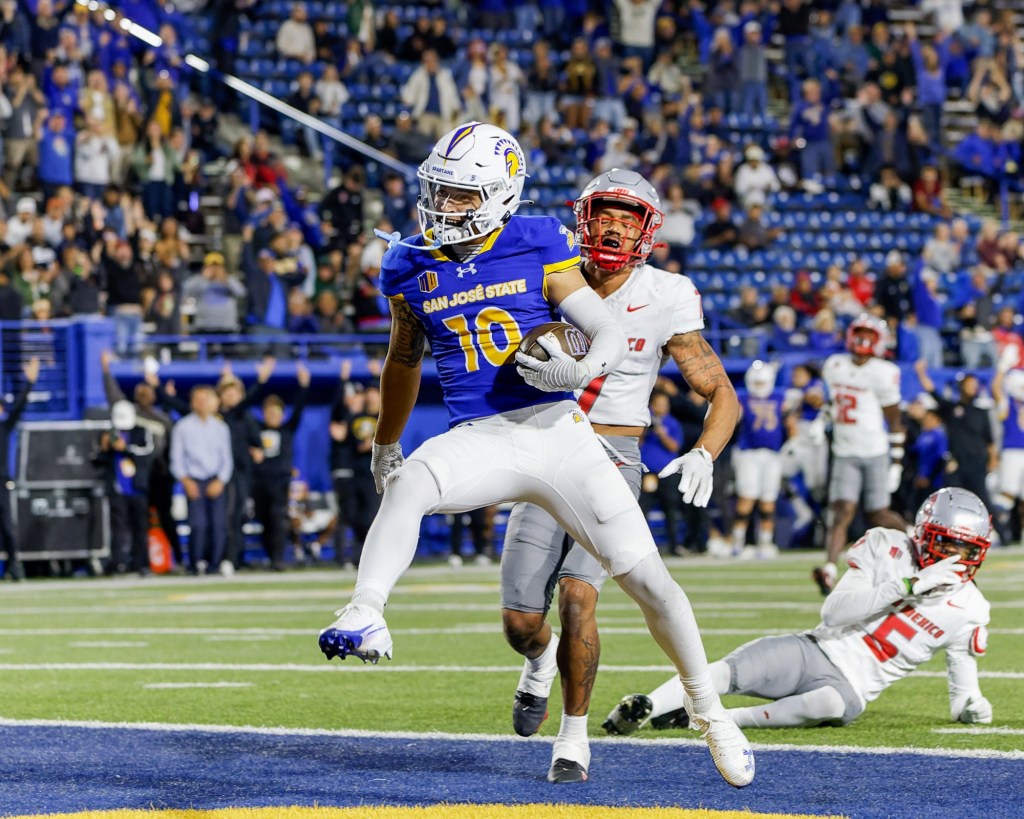 San Jose State’s star receiver Danny Scudero announces he’s entering NCAA transfer portal – Marin Independent Journal